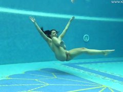 Underwater Show featuring escort's sexy tits movie