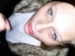 Teen with stunning eyes eating a BBC