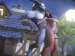 Compilation of 3D babes from World of Warcraft getting ravaged